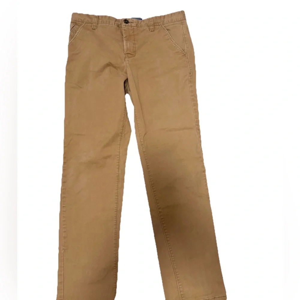 Men’s Tan Flat Front Chinos Hawkings McGill Size 34x32